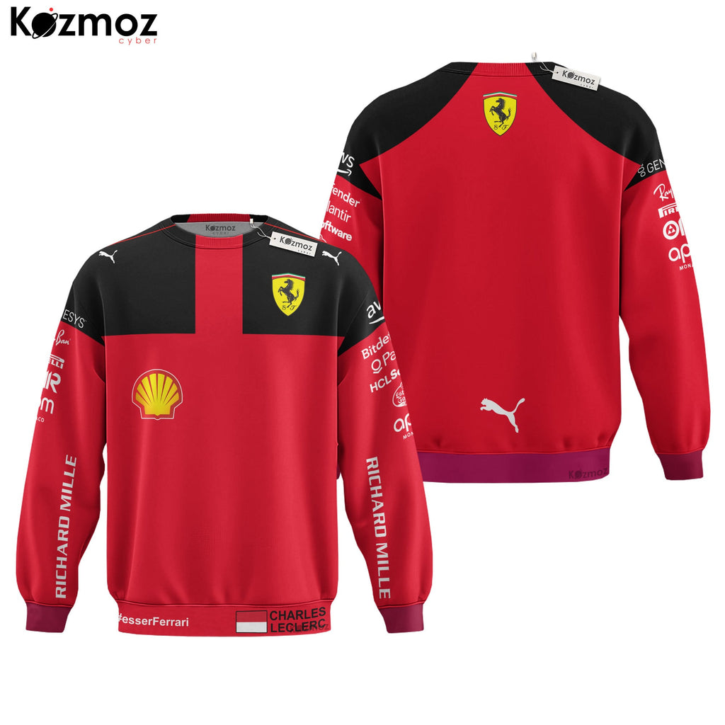 Charles Leclerc Racing Costume 2023 Collection - SF Racing Team -