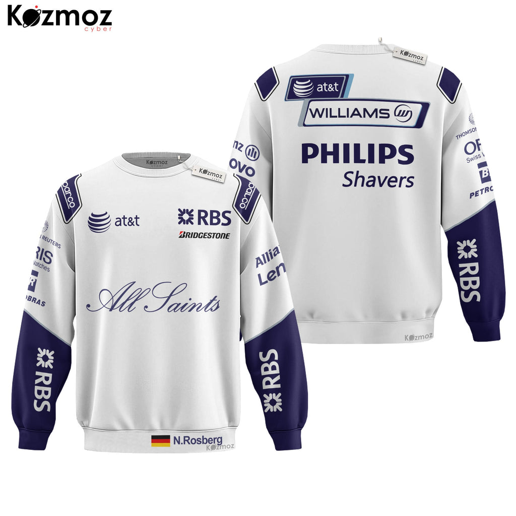 Nico Rosberg Racing Costume RBS 2008 Collection Williams  Racing Team -