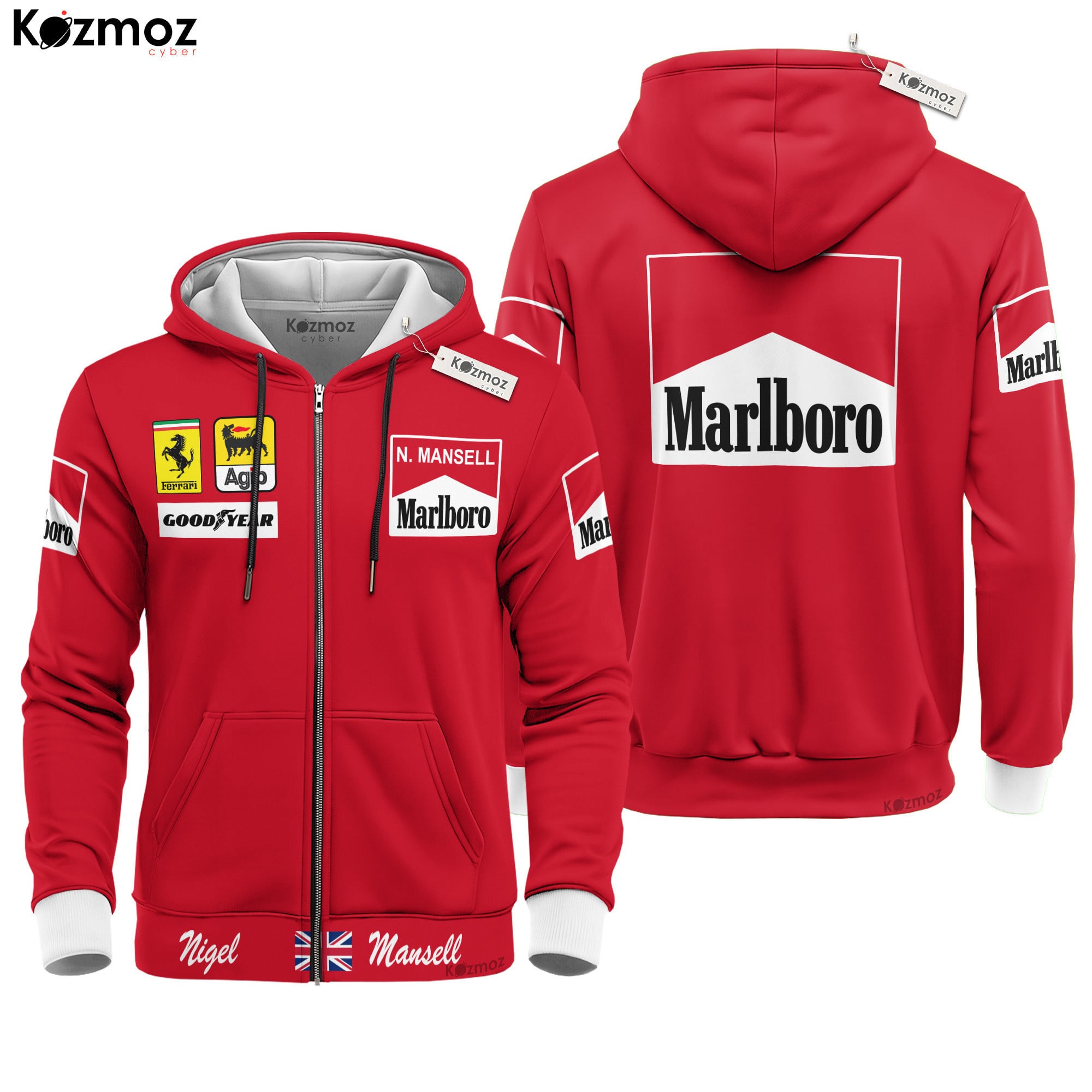 Nigel Mansell Racing Costume 1991 Go Kart Racing -