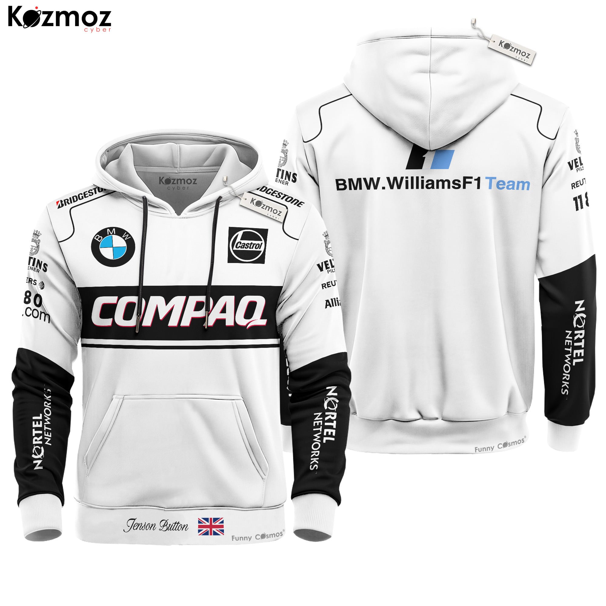 Jenson Button Racing Costume BMW Williams 2000 Collection - Williams Racing Team