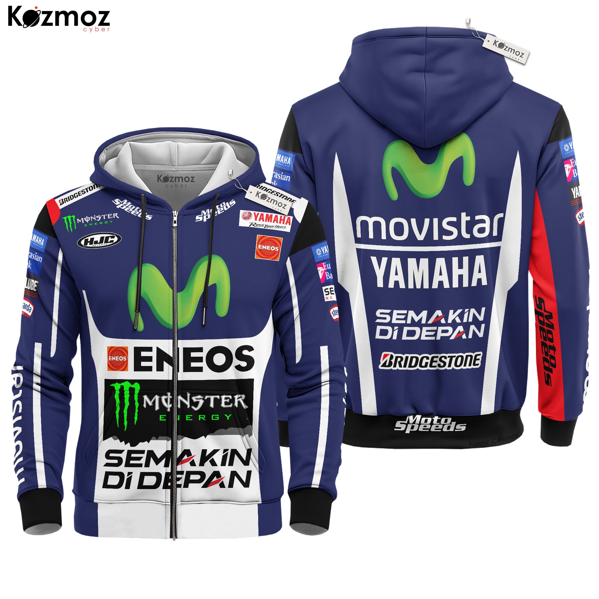 Jorge Lorenzo Racing Costume Yamaha Movistar 2015 Collection - Yamaha MotoGP Racing Team