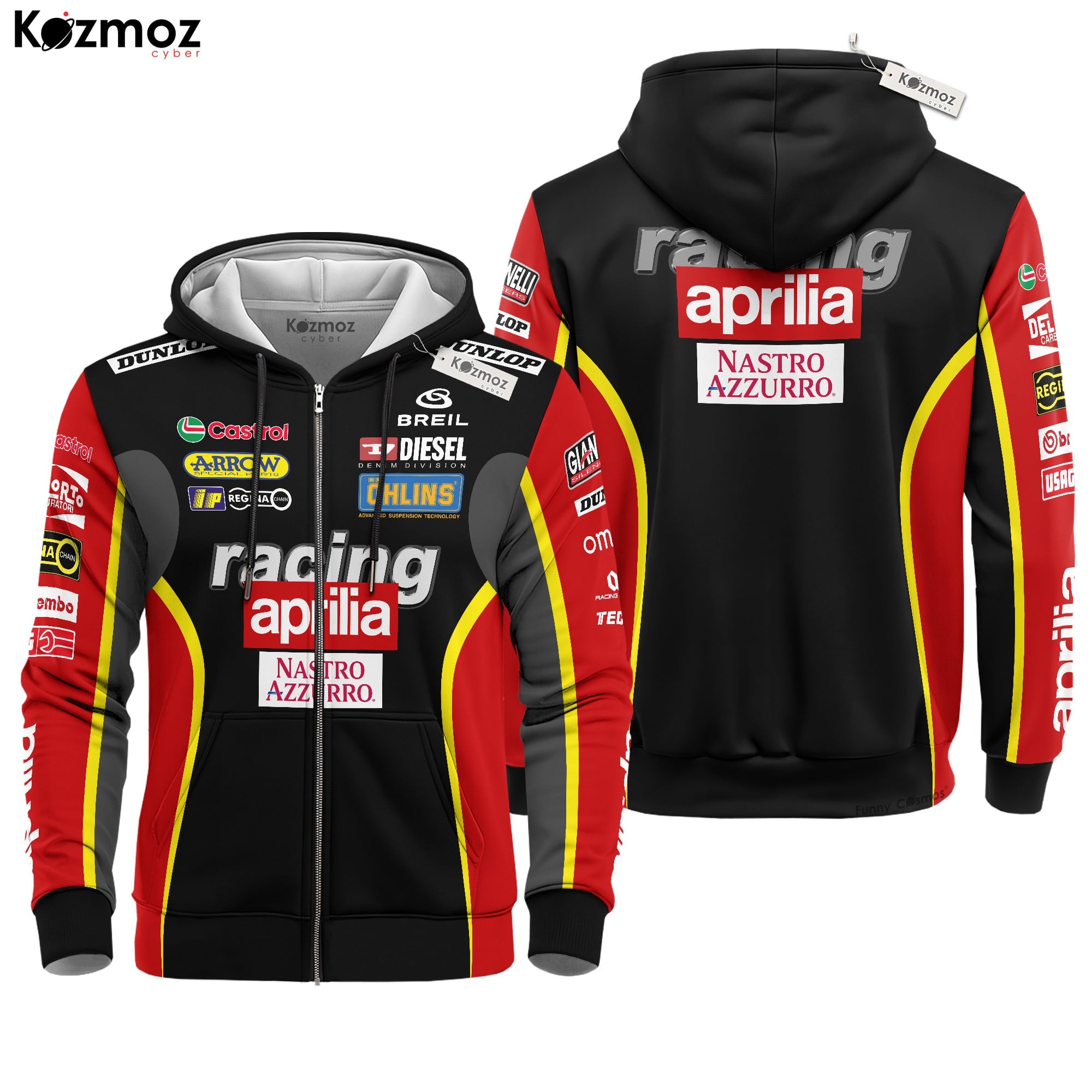 Loris Capirossi Aprilia RSW250 Racing Costume Suit MotoGP 250cc Tribute Outfit