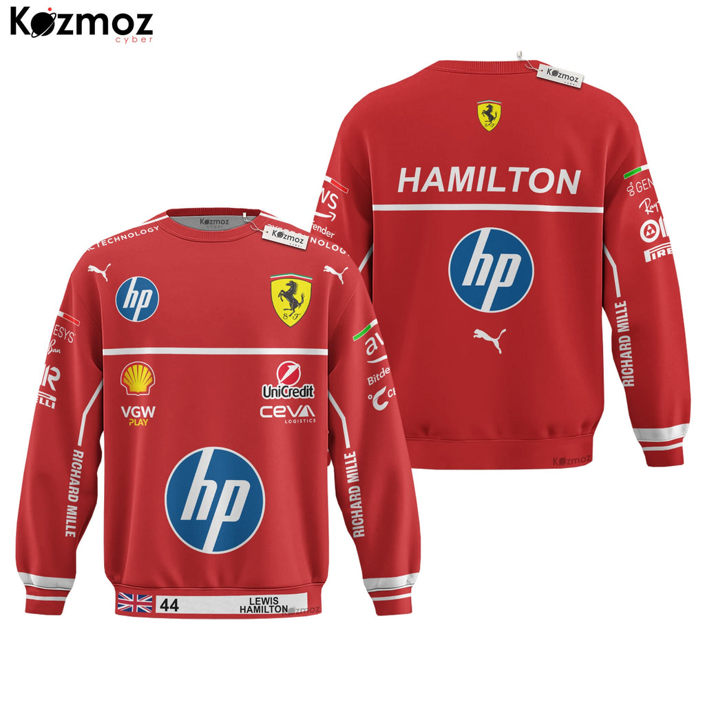 Lewis Hamilton Racing Costume HP 2025 Collection - SF Racing Team -