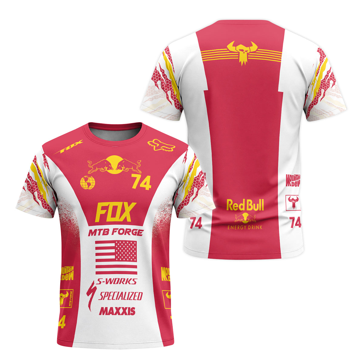 Red Bull Fox 74 Racing MTB T-Shirt